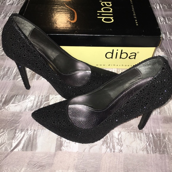 🖤💎🖤💎 Diba Bling Heels 💎🖤💎🖤 - Picture 2 of 8